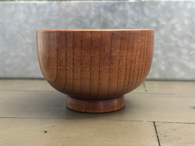 Source-Charged 4" Wooden Snack Bowl