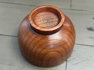 Source-Charged 4" Wooden Snack Bowl