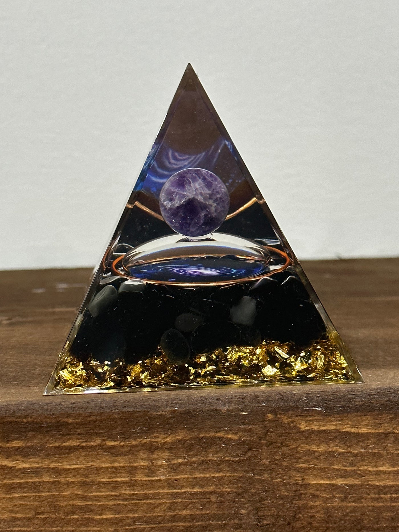 Universal Orgonite Pyramid Array (with Crop Circle Energy)